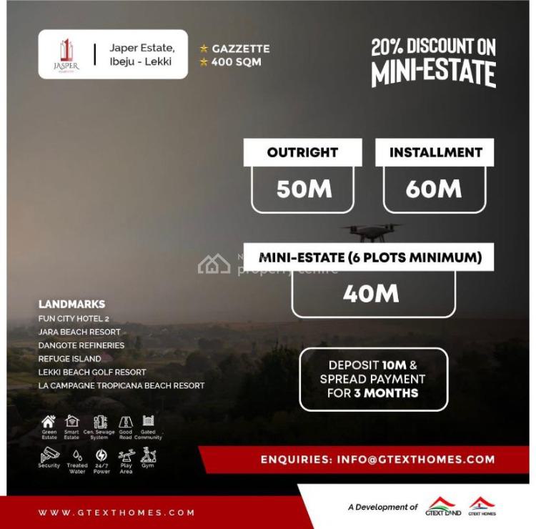 Affordable Dry Mixed Use Land, Off Lagos Freetrade Zone, Ibeju Lekki, Lagos, Mixed-use Land for Sale