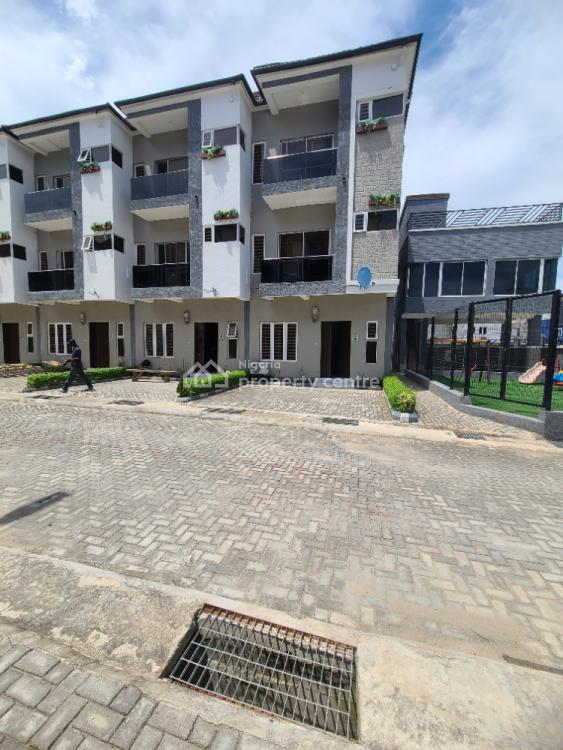 4 Bedroom Terrace Duplex with Bq, Gym, Playarea, Pool, Covenant Way, Behind Enyo Filling Station, Ikate, Lekki, Lagos, Terraced Duplex for Sale