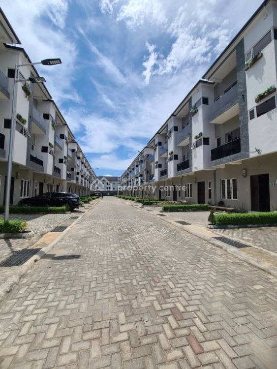 4 Bedroom Terrace Duplex with Bq, Gym, Playarea, Pool, Covenant Way, Behind Enyo Filling Station, Ikate, Lekki, Lagos, Terraced Duplex for Sale