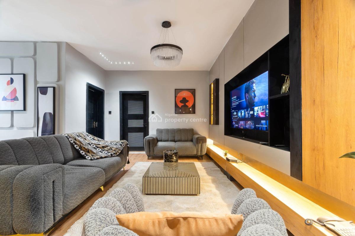 Premium 2 Bedrooms Apartment with Swimming Pool and Ps5(at Extra Cost), Adesegun Okunuga Street, Lekki Phase 1, Lekki, Lagos, Flat / Apartment Short Let
