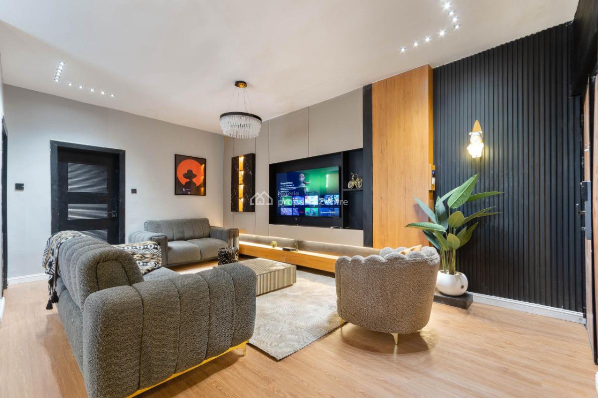 Premium 2 Bedrooms Apartment with Swimming Pool and Ps5(at Extra Cost), Adesegun Okunuga Street, Lekki Phase 1, Lekki, Lagos, Flat / Apartment Short Let