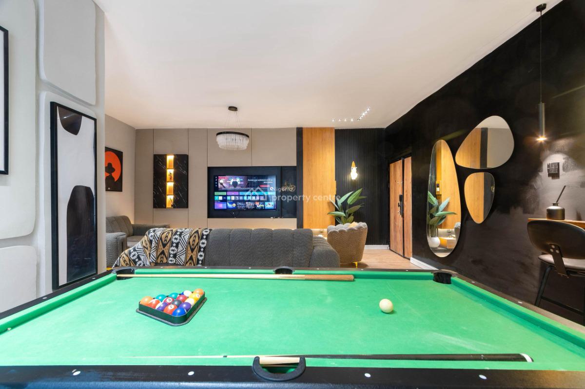 Premium 2 Bedrooms Apartment with Swimming Pool and Ps5(at Extra Cost), Adesegun Okunuga Street, Lekki Phase 1, Lekki, Lagos, Flat / Apartment Short Let