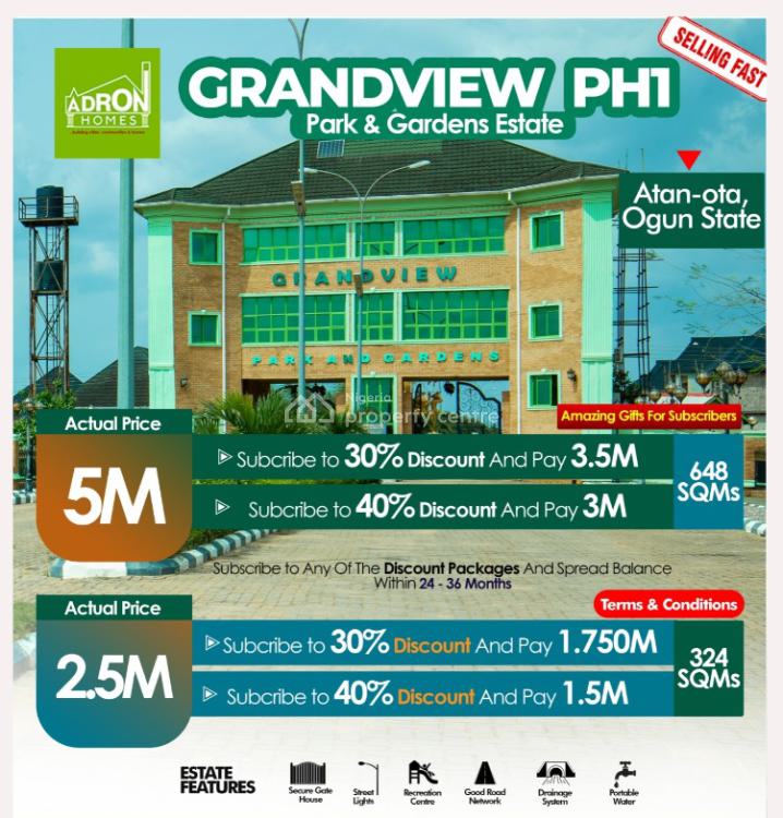 Estate Land on Promo Discount, Grandview Park and Gardens Phase 1 Ext. Estate, Sokoto Road, Atan Ota, Ado-odo/ota, Ogun, Mixed-use Land for Sale