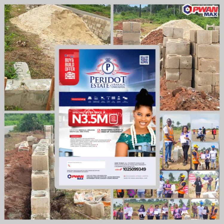 Plots of Land., Ubakala, Peridot Estate., Umuahia, Abia, Residential Land for Sale