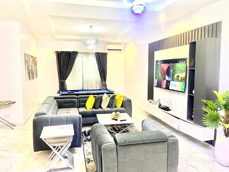 Luxury 2 Bedroom Apartment with Snooker, Ikate Elegushi, Lekki, Lagos, Flat / Apartment Short Let