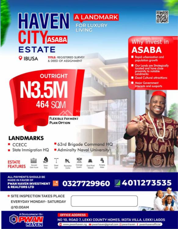 For Sale A Plot Of Land, Haven City Estate, Asaba, Delta Nigeria