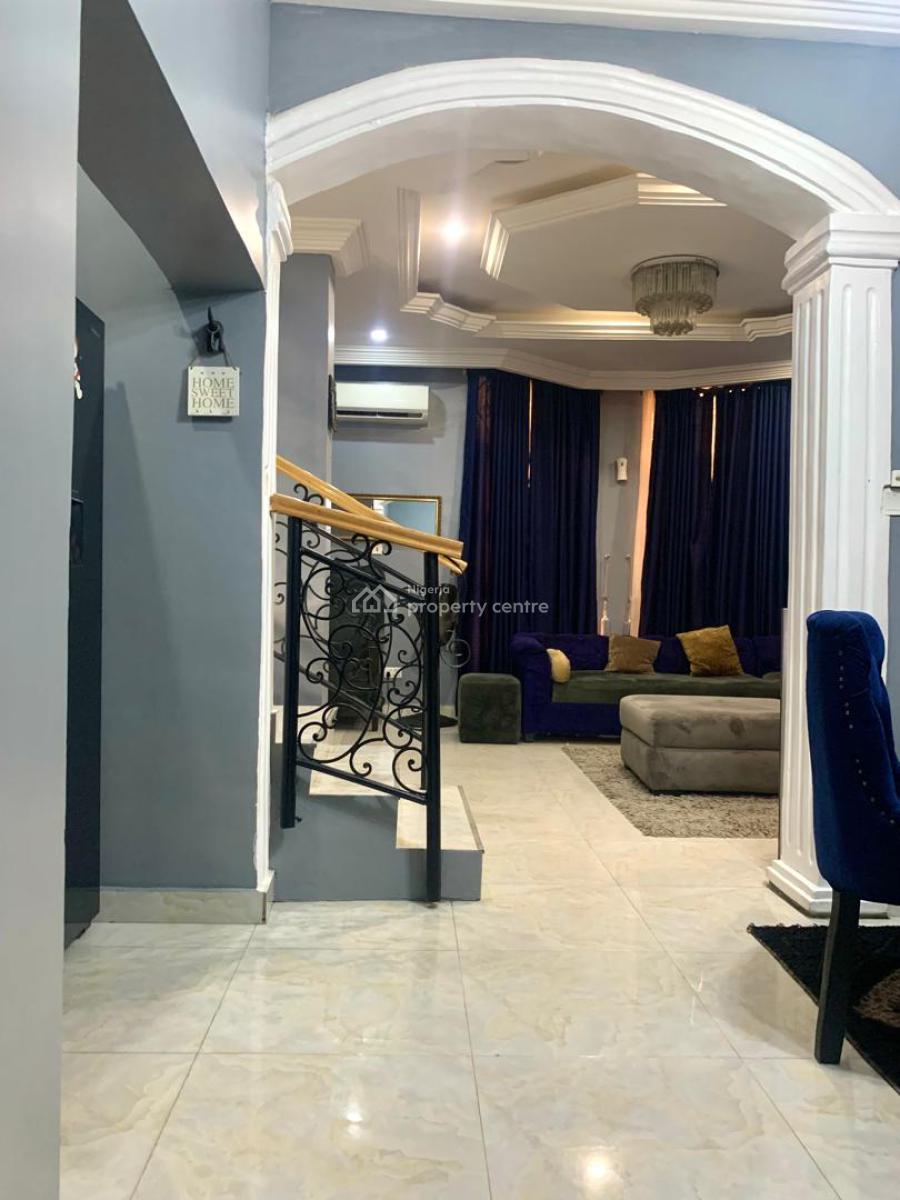 Fully Furnished 3 Bedrooms Duplex, Off Channels Tv Road, Isheri North, Lagos, Terraced Duplex Short Let