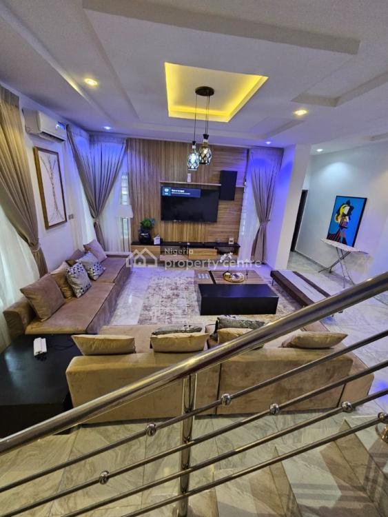 Luxurious 4 Bedrooms Executive, Orchid Road, Chevron, Lekki, Lagos, Semi-detached Duplex Short Let