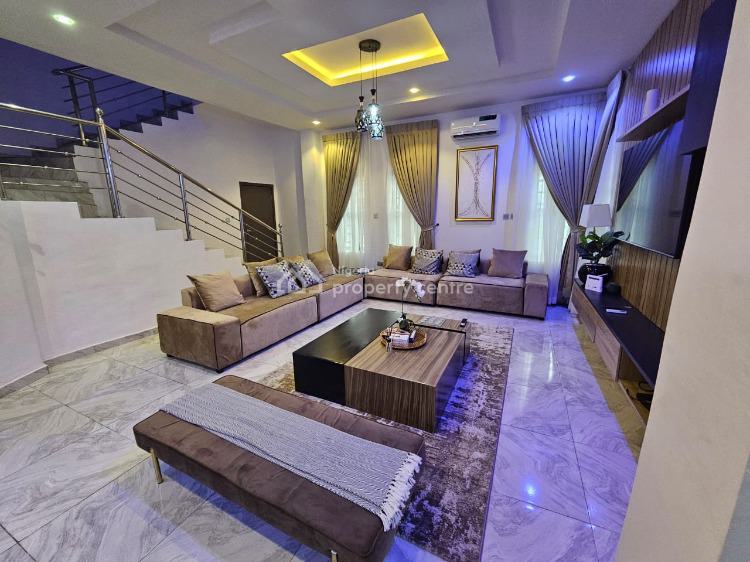 Luxurious 4 Bedrooms Executive, Orchid Road, Chevron, Lekki, Lagos, Semi-detached Duplex Short Let