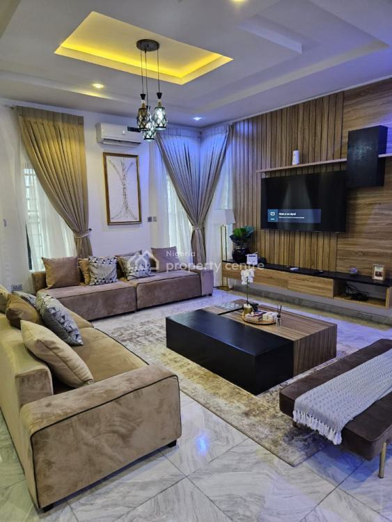 Luxurious 4 Bedrooms Executive, Orchid Road, Chevron, Lekki, Lagos, Semi-detached Duplex Short Let