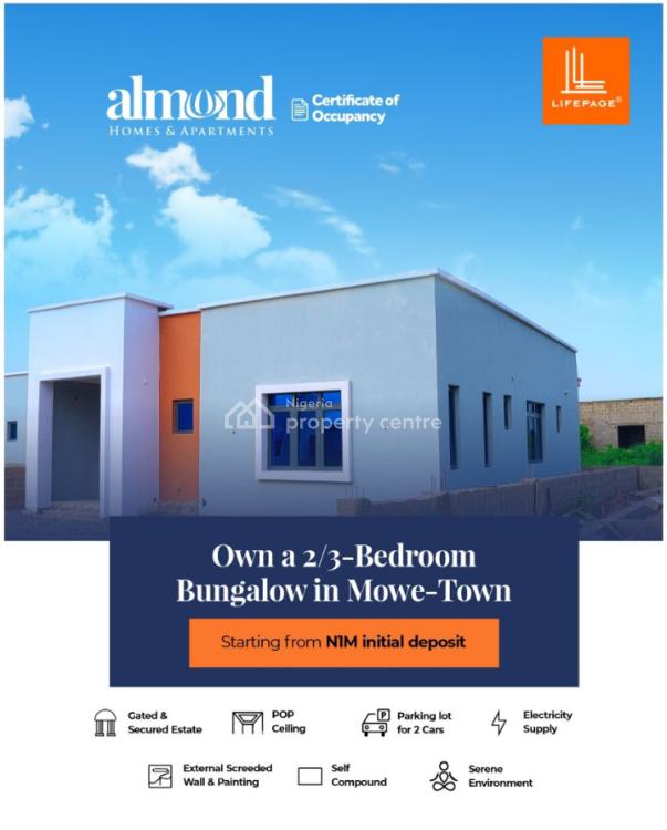 For Sale Offplan Luxury 3 Bedrooms Bungalow, Almond Homes Redemption