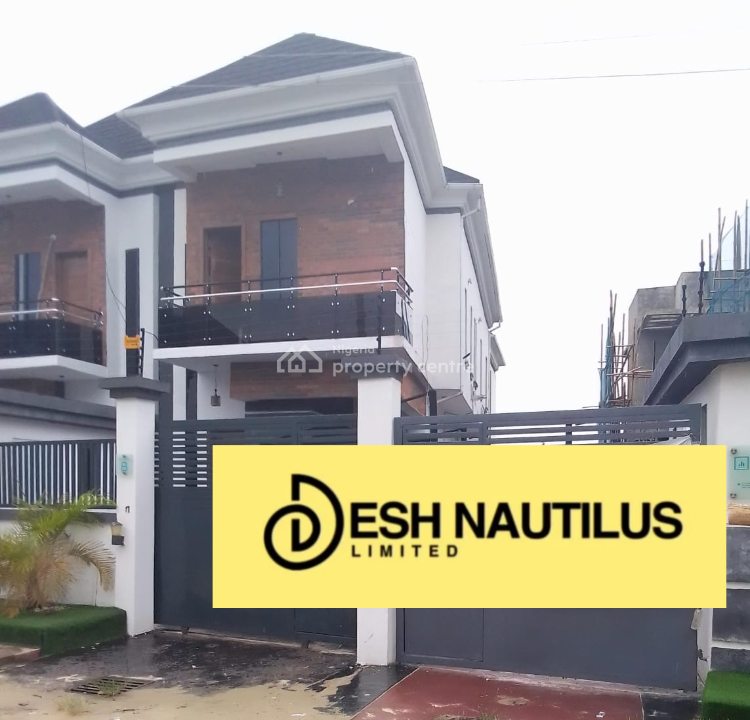 For Sale 5 Bedroom Fully Detached Duplex With A Bq, Chevron, Lekki