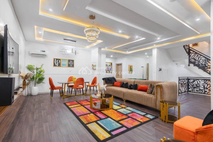 4 Bedrooms with Cozy Nooks Well Manicured, Lekki Phase 1, Lekki, Lagos, Detached Duplex Short Let