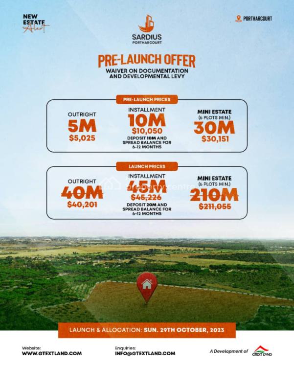 Own a Mini Estate Today, Omega Power Ministries, Port Harcourt, Rivers, Mixed-use Land for Sale