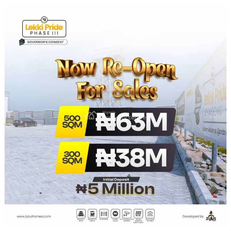 Verified and Secured Land with Governor Consent, Lekki Pride 3, Ogombo, Ajah, Lagos, Residential Land for Sale