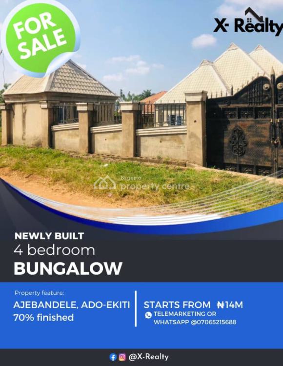 For Sale 70 Completed 4bedroom Bungalow, Ajebandele, AdoEkiti