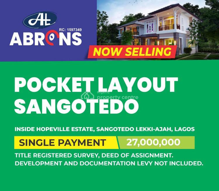 Mixed Use Land, Pocket Layout, Sangotedo, Ajah, Lagos, Mixed-use Land for Sale