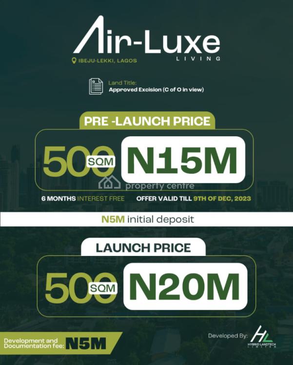 Affordable and Conducive Land at Promo Offer, Eleranigbe, Ibeju Lekki, Lagos, Mixed-use Land for Sale