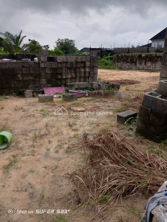 980sqm of Land Fence Gated, Sandfilled with About 5000blocks on Site, Lekki Scheme 2, Ogombo, Ajah, Lagos, Residential Land for Sale