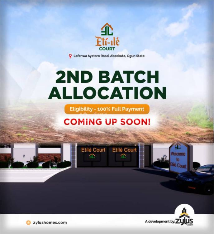 Eti Ile Court, Ogun Radio, Along Lafenwa-ayetoro Road, Abeokuta North, Ogun, Residential Land for Sale