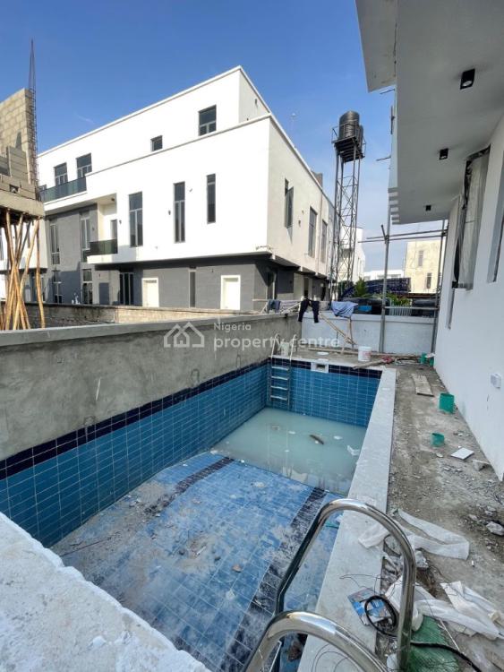 Contemporary 5 Bedroom Fully Detached Duplex with Pool, Osapa, Lekki, Lagos, Detached Duplex for Sale
