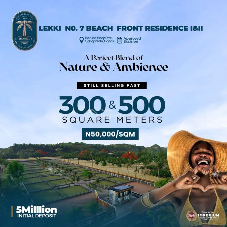 For Sale Beachfront Land With Verified Title, Lekki No 7 Beachfront