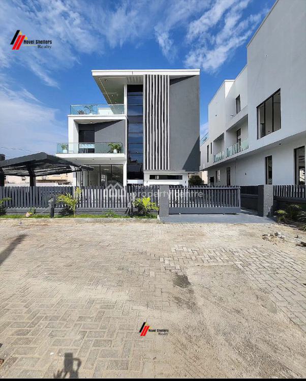 Brand New 5 Bedroom Detached House with Attached Bq, Osapa, Lekki, Lagos, Detached Duplex for Sale