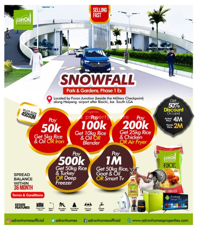 Land, Snowfall Park and Gardens Phase 1 Extension, Jos South, Plateau, Mixed-use Land for Sale