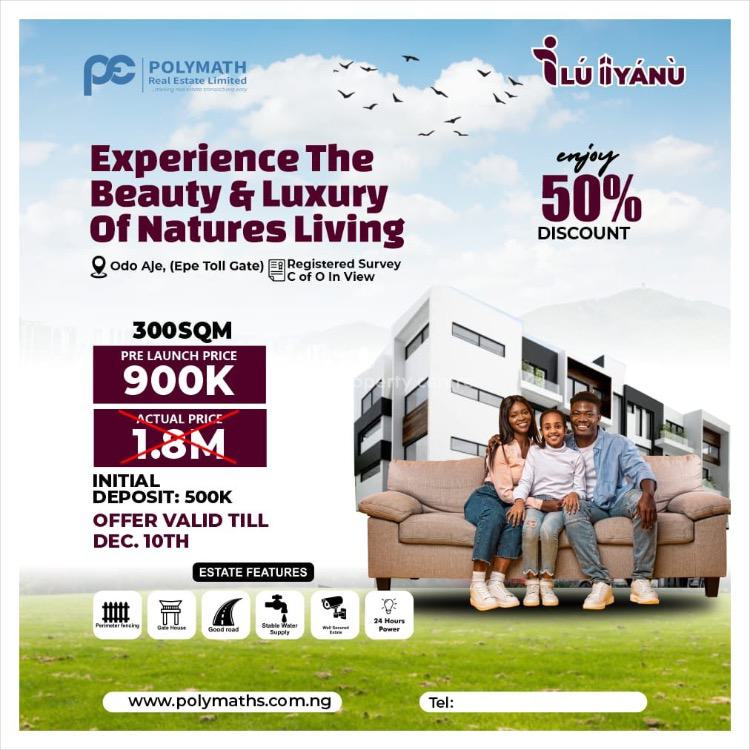 a Buy and Build Land Close to The Road, Odo Aje, Epe, Lagos, Mixed-use Land for Sale