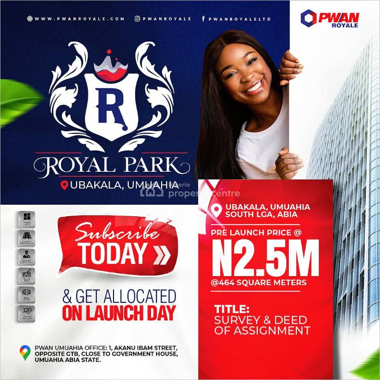 For Sale Estate Land, Royal Park Estate Ubakala Umuaiha, Aba, Abia