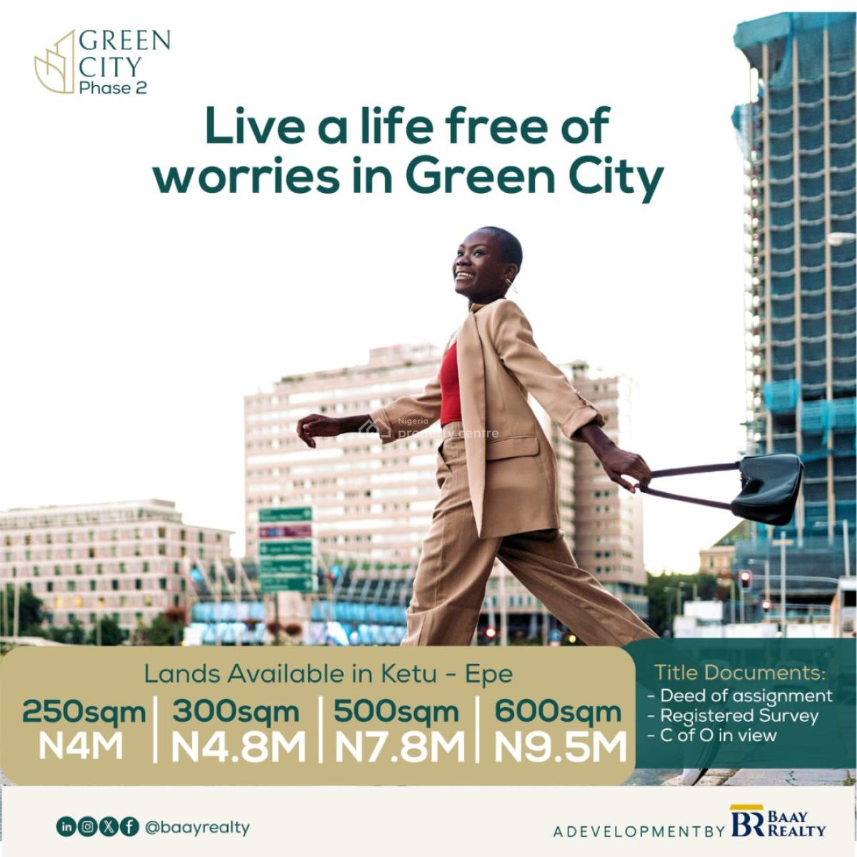 Affordable Plots of Mixed-use Land, Green City Phase 2, Idobi, Ketu, Epe, Lagos, Mixed-use Land for Sale