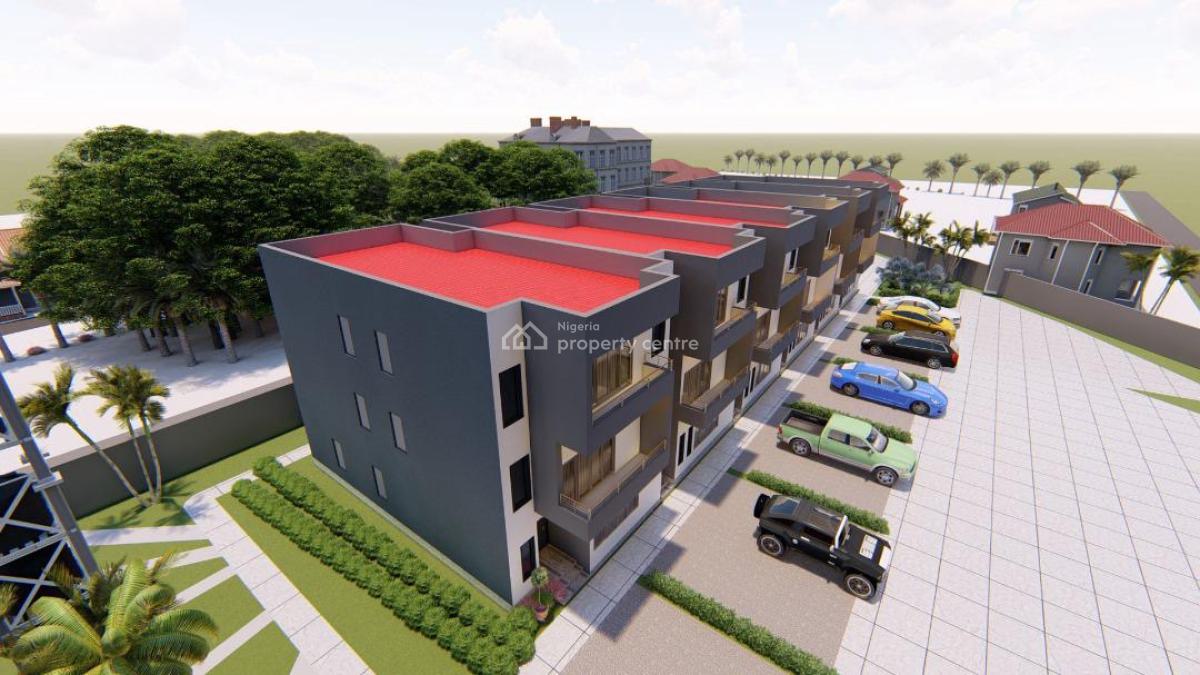 4 Bedrooms Terraced Duplex with 2 Living Rooms with Bq, Guzape District, Abuja, Terraced Duplex for Sale