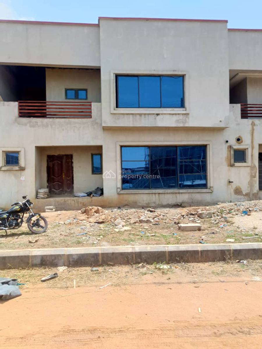 Massive 4 Bedrooms +2 Living Rooms Terraced Duplex, Key Into Premium Luxury, Life Camp, Abuja, Terraced Duplex for Sale
