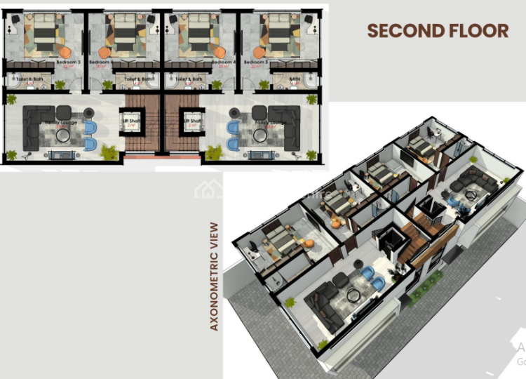 2 Units of 4 Bedroom Semi-detached Duplex Off Plan, Ikoyi, Lagos, Semi-detached Duplex for Sale