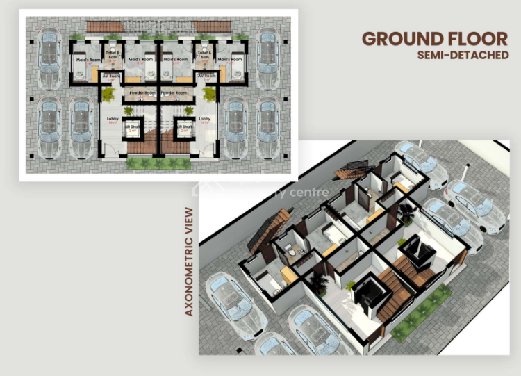2 Units of 4 Bedroom Semi-detached Duplex Off Plan, Ikoyi, Lagos, Semi-detached Duplex for Sale