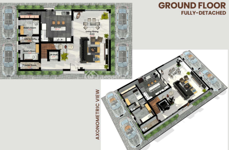 2 Units of 4 Bedroom Semi-detached Duplex Off Plan, Ikoyi, Lagos, Semi-detached Duplex for Sale