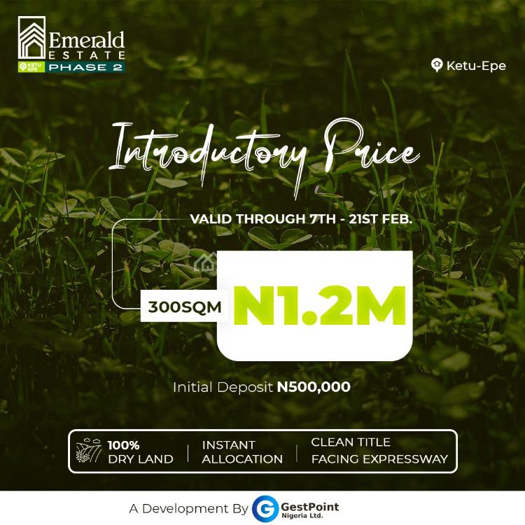 Plots of Land, Emerald Estate Phase  2, Epe, Lagos, Residential Land for Sale