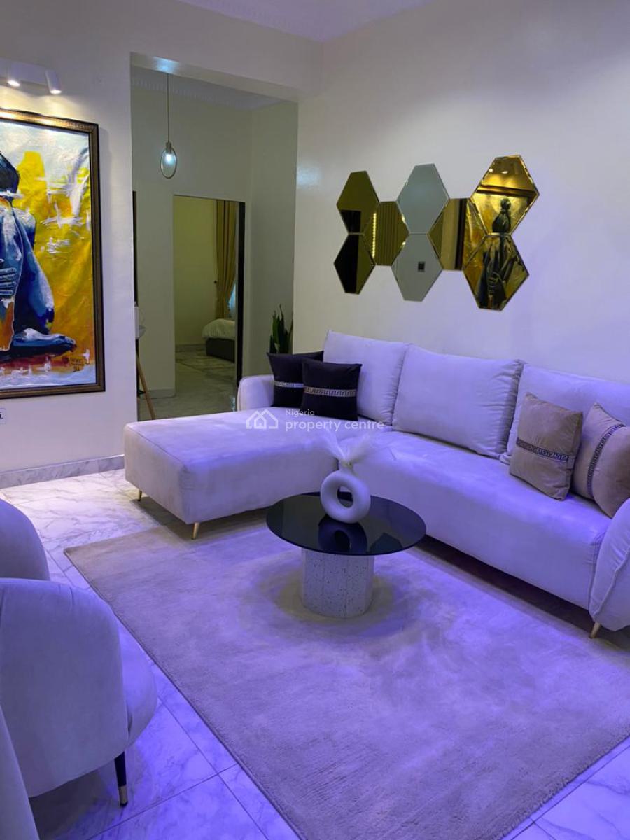 2 Bedrooms Serviced Apartment, Agbaoku Estate, Opebi, Ikeja, Lagos, Flat / Apartment Short Let