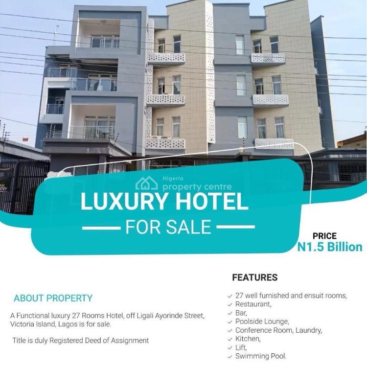 Functional and Luxury 27 Rooms Hotel, Victoria Island (vi), Lagos, Hotel / Guest House for Sale