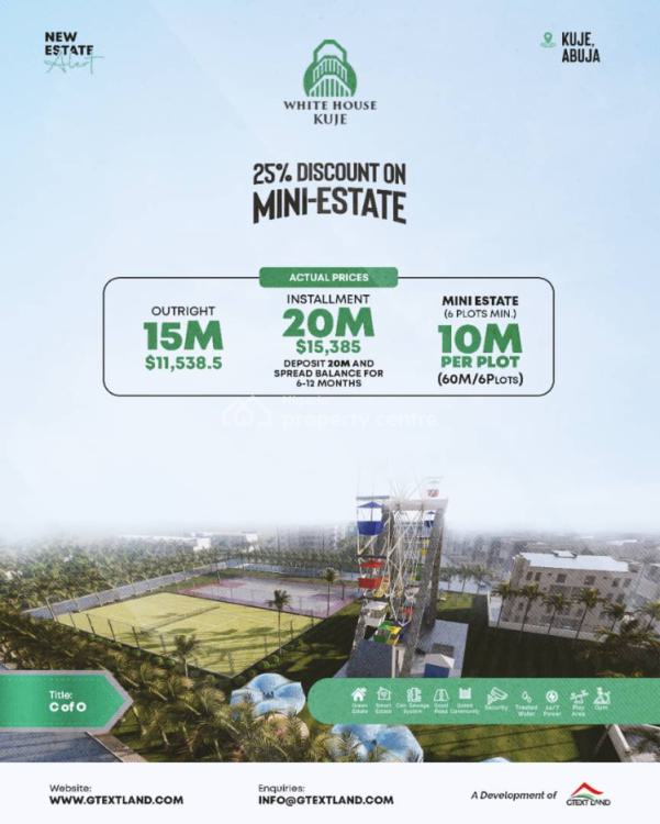 Land(slightly Negotiable), White House Farm Estate Kuje , Nnambi Azikiwe International Airport., Kuje, Abuja, Mixed-use Land for Sale