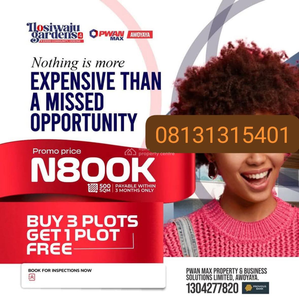 Buy 3 Plots and Get 1 Free, Erido Community Odeomi, Ibeju Lekki, Lagos, Mixed-use Land for Sale