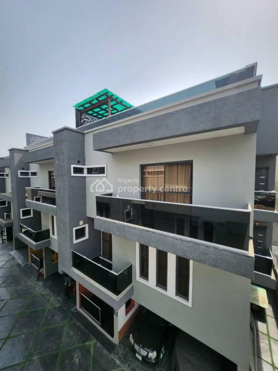 5 Bedrooms Terraced House with. Bq and Top Roof Sit Out, Off Meadow Hall School Road, Ikate Elegushi, Lekki, Lagos, Terraced Duplex for Sale