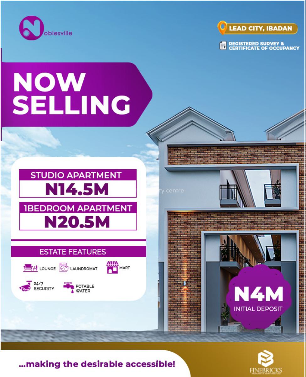 Estate House, Noblesville Estate  Express Way By Lead City University, Ibadan, Oyo, Self Contain (single Rooms) for Sale