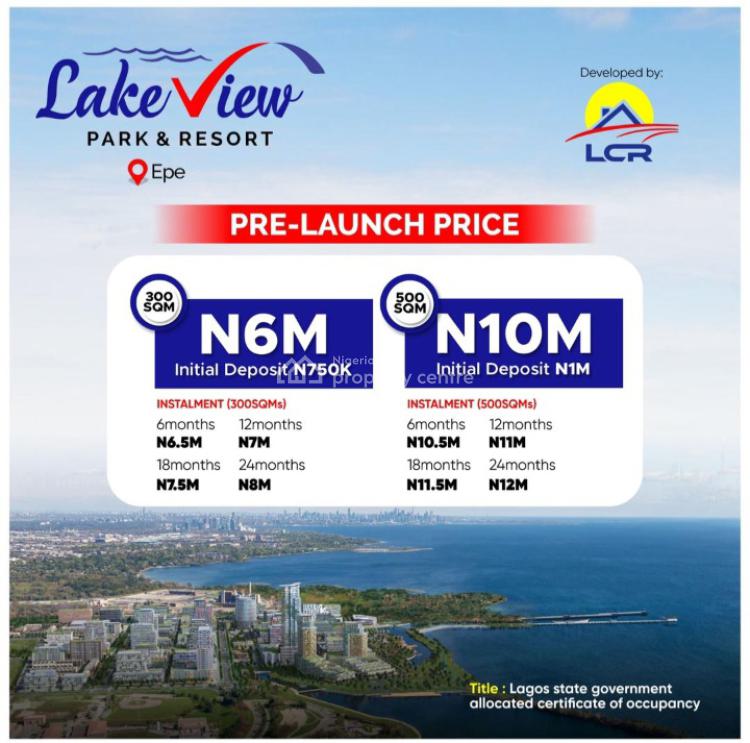 Lakeview Park and Resort Estate Premium Cofo Land Prelaunch High Gains, Close to Lagos Film City Lagos Food and Logistics Hub, Ketu, Epe, Lagos, Mixed-use Land for Sale
