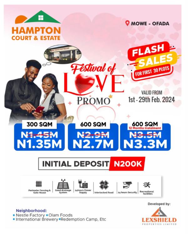 For Sale Most Affordable Buy And Build Dry Land, Hampton Court Estate