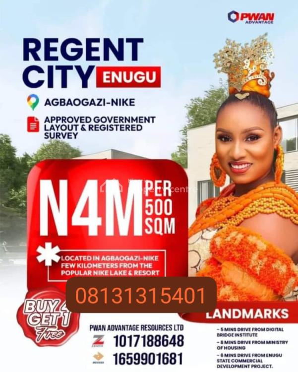 Buy 4 Plots to Get 1 Free, Agbaogazi Nike, Enugu, Enugu, Mixed-use Land for Sale