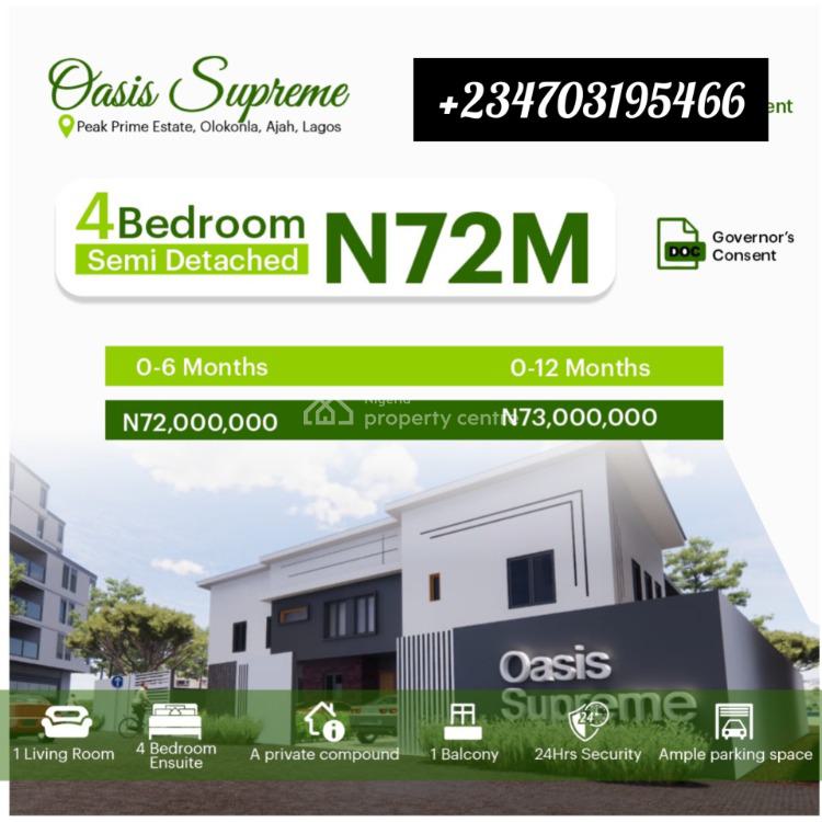 For Sale 4 Bedrooms Semi Detached Duplex Oasis Supreme Olokonla for-sale-4-bedrooms-semi-detached-duplex-oasis-supreme-olokonla