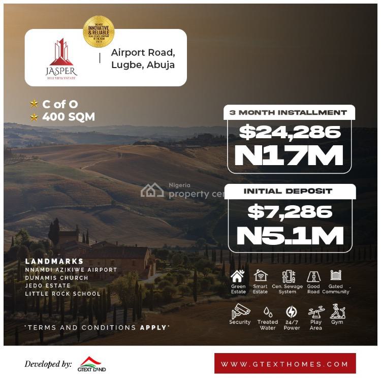 Luxury Services Plots, Jasper Hillview Estate, Sabon Lugbe, Lugbe District, Abuja, Mixed-use Land for Sale