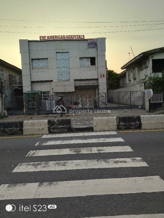 Massive Solid Building on 3 Floors with Open Plan Office Spaces, Along Ogunlana Drive, Ogunlana, Surulere, Lagos, Commercial Property for Sale