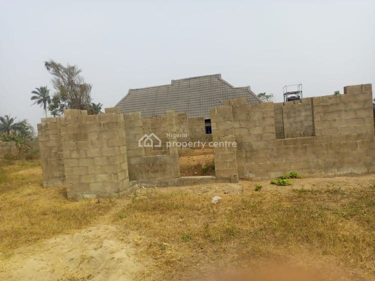 Newly Built 2 Completed and 3 Uncompleted Bdrm Bungalow, Adeleye Area,iwo Road, Lagelu, Oyo, Detached Bungalow for Sale